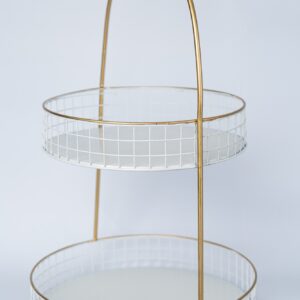 ESTACION X 2 BLANCA BORDE REJA