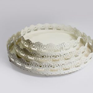 JUEGO DE TORTERAS BEIGE