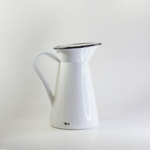 JARRA DE PELTRE BLANCA