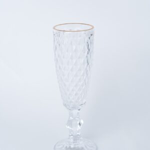 COPA CHAMPAGNE BORDE DORADO