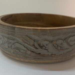 COCA DE MADERA GRABADA  DE LA INDIA