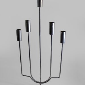 CANDELABRO PLATEADO X 5 VELAS
