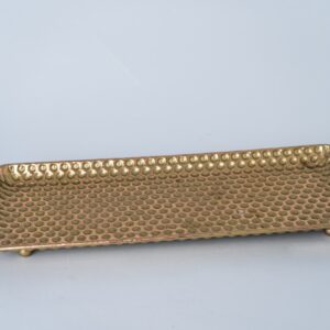 BANDEJAS DORADAS RECTANGULARES GRABADAS GRANDE