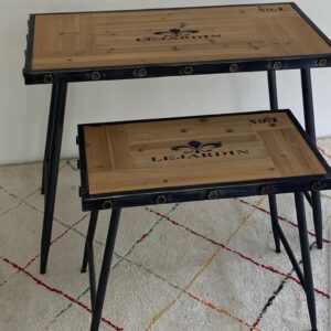 SET DE DOS MESAS RECTANGULARES MULTIFUNCIONAL