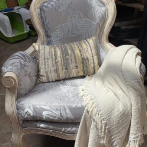 SILLA ISABELINA GRIS VINTAGE