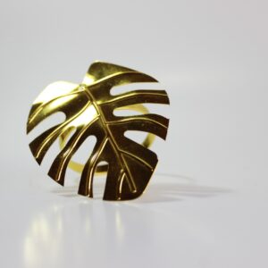 SERVILLETERO DORADO HOJA