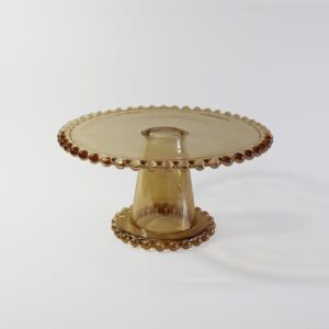 TORTERA CRISTAL AMBAR PEQUEÑA