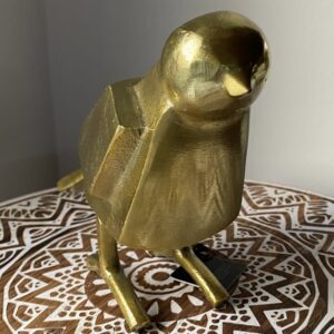 PAJARO DORADO DECORATIVO  DE LA INDIA