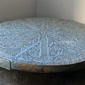 BANDEJA GIRATORIA EN MADERA DE LA INDIA