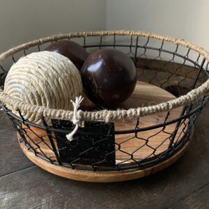 CANASTA BASE MADERA MULTIUSOS