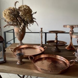 BANDEJA ORO ROSA MEDIANA