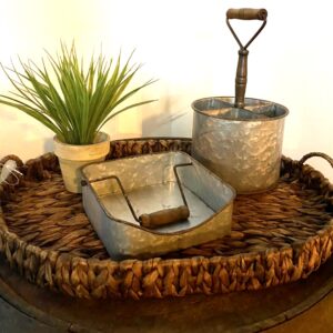 BANDEJA OVALADA DE PALMA DE JACINTA MULTIUSOS