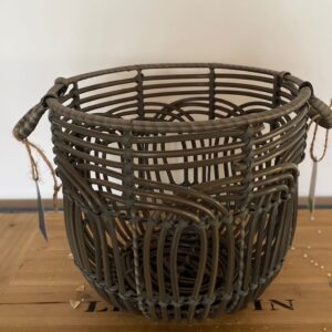 CANASTA MEDIANA DECORATIVA MULTIUSOS