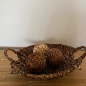 BANDEJA REDONDA DECOTIVA DE PALMA DE JACINTA MEDIANA